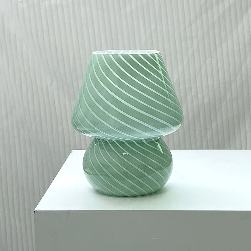 Lampe de chevet en verre