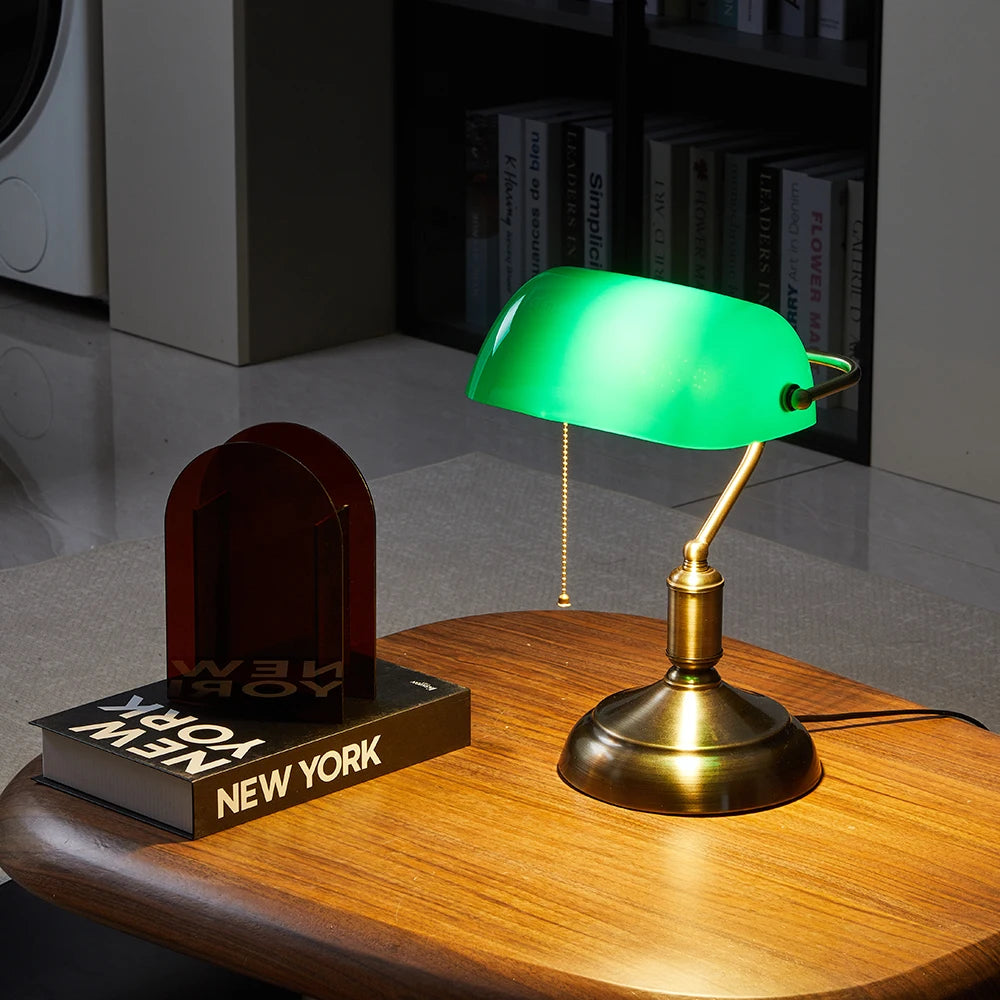 lampe de chevet verte