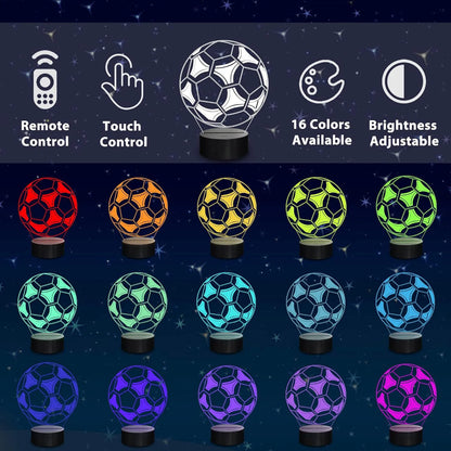 lampes de chevet ballon de foot