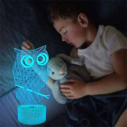 Lampe de chevet hibou