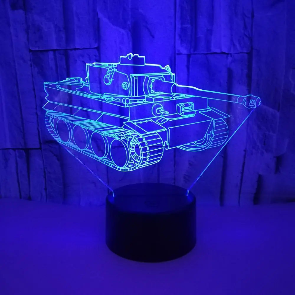 Lampe de chevet tank