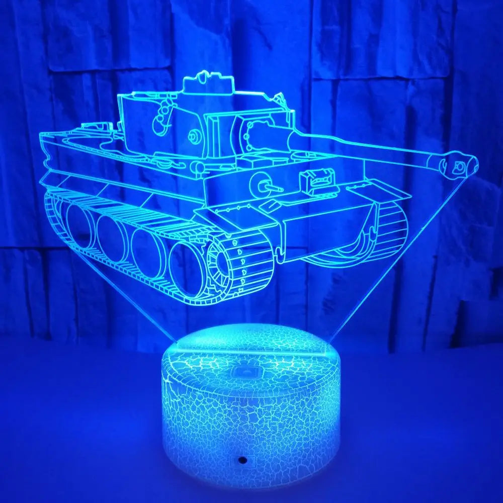 Lampe de chevet tank
