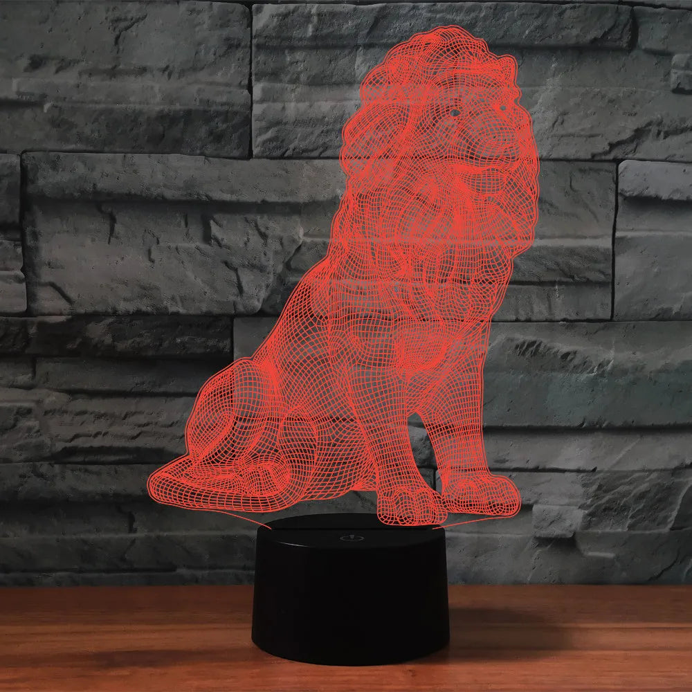 Lampe de chevet Lion