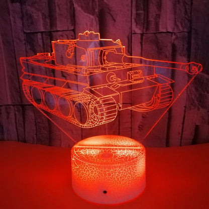 Lampe de chevet tank