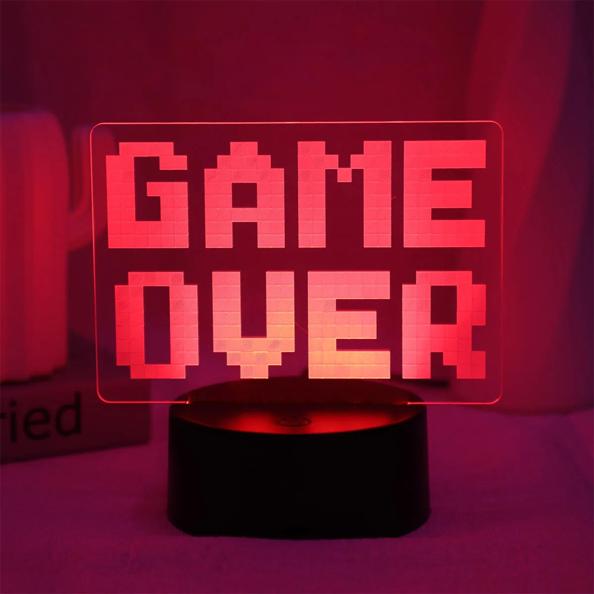 Lampe de chevet Game Over 
