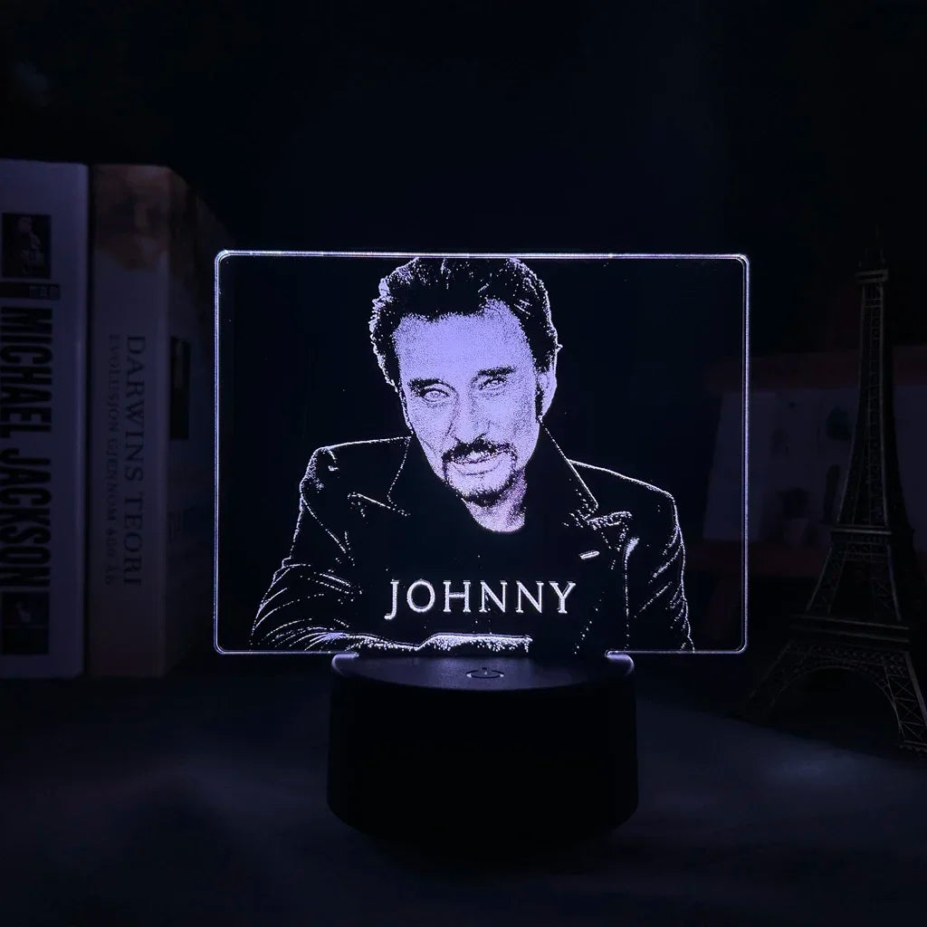Lampe de chevet Johnny Halliday johnny