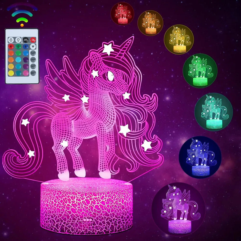 Lampe de chevet Licorne 