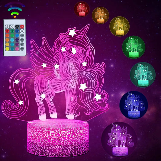 Lampe de chevet Licorne 