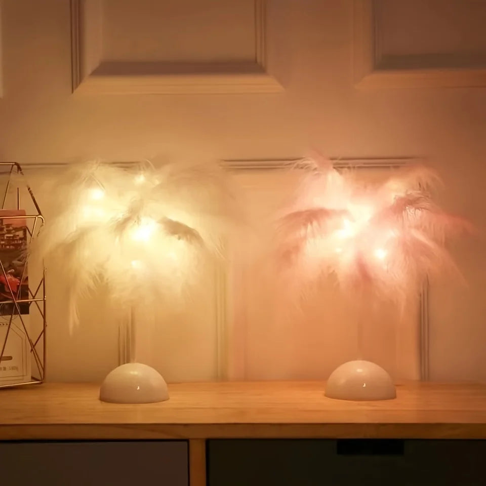 Lampe de chevet Plume