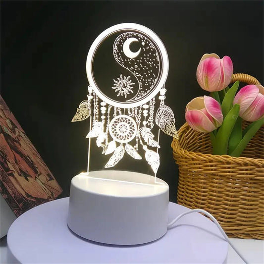 Lampe de chevet attrape rêve 
