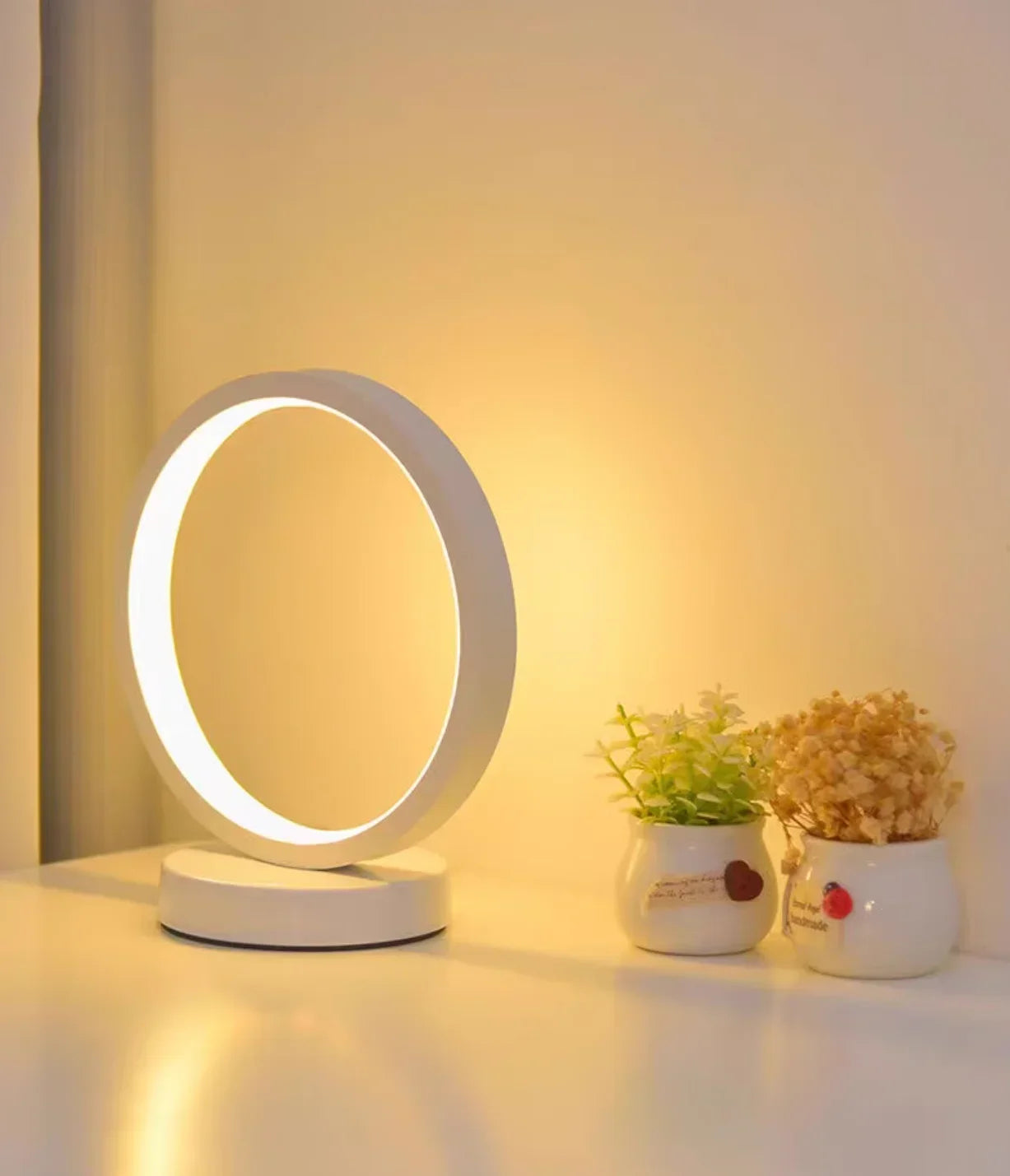 Lampe de chevet cercle 