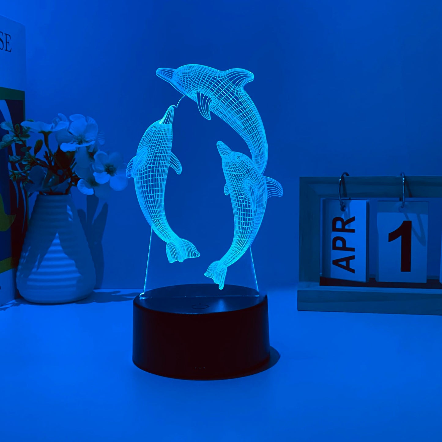 Lampe de chevet dauphin 