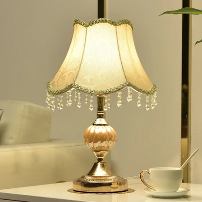 Lampe de chevet design dressing vert
