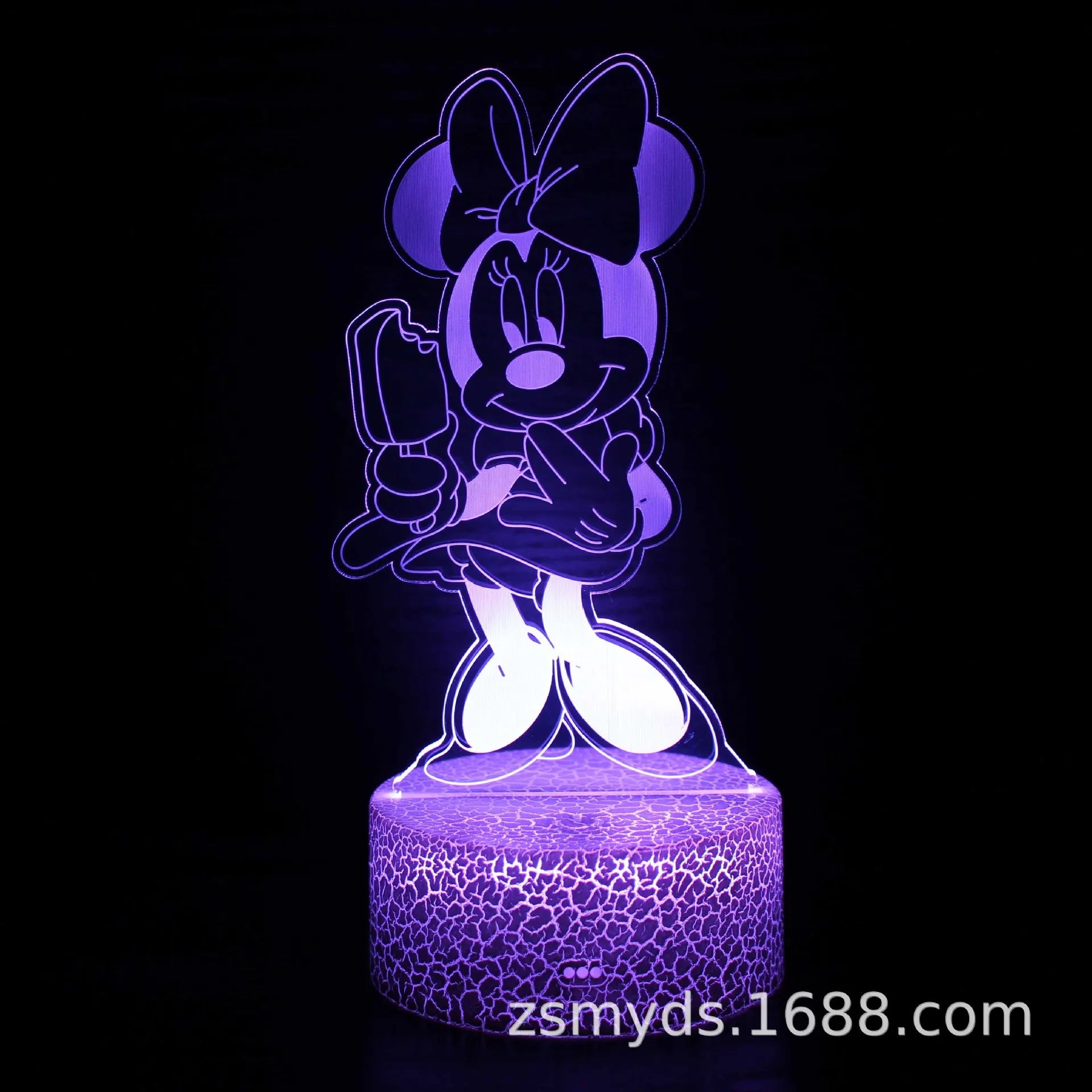 Lampe de chevet minnie glace
