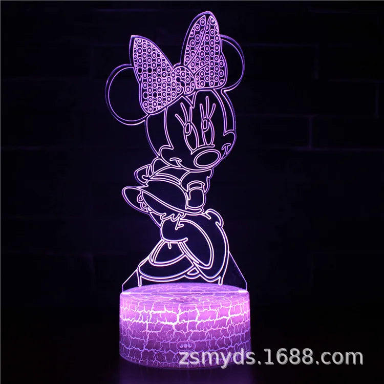 Lampe de chevet minnie timide