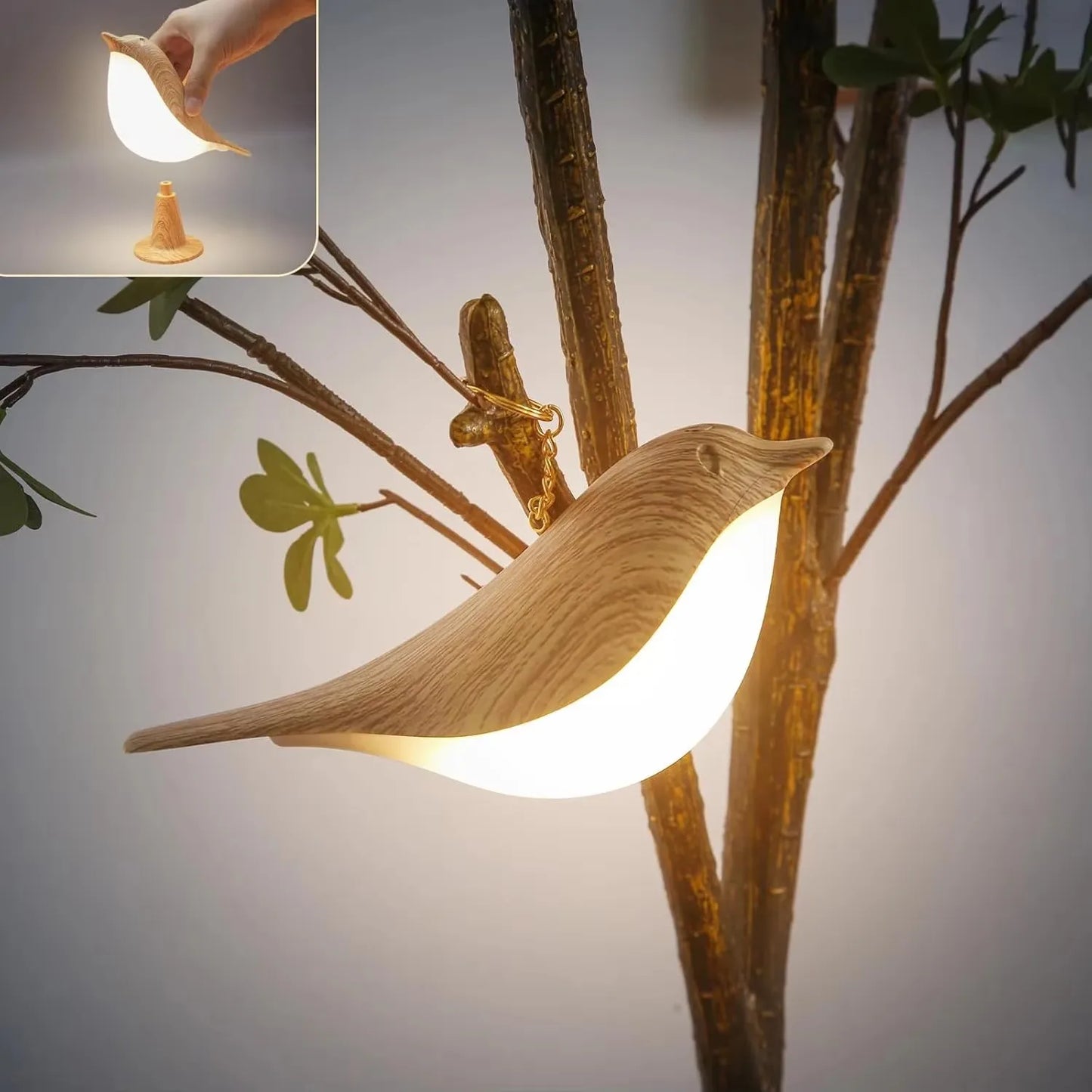 Lampe de chevet oiseau