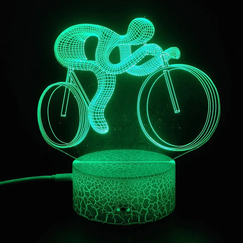 Lampe de chevet vélo futur 