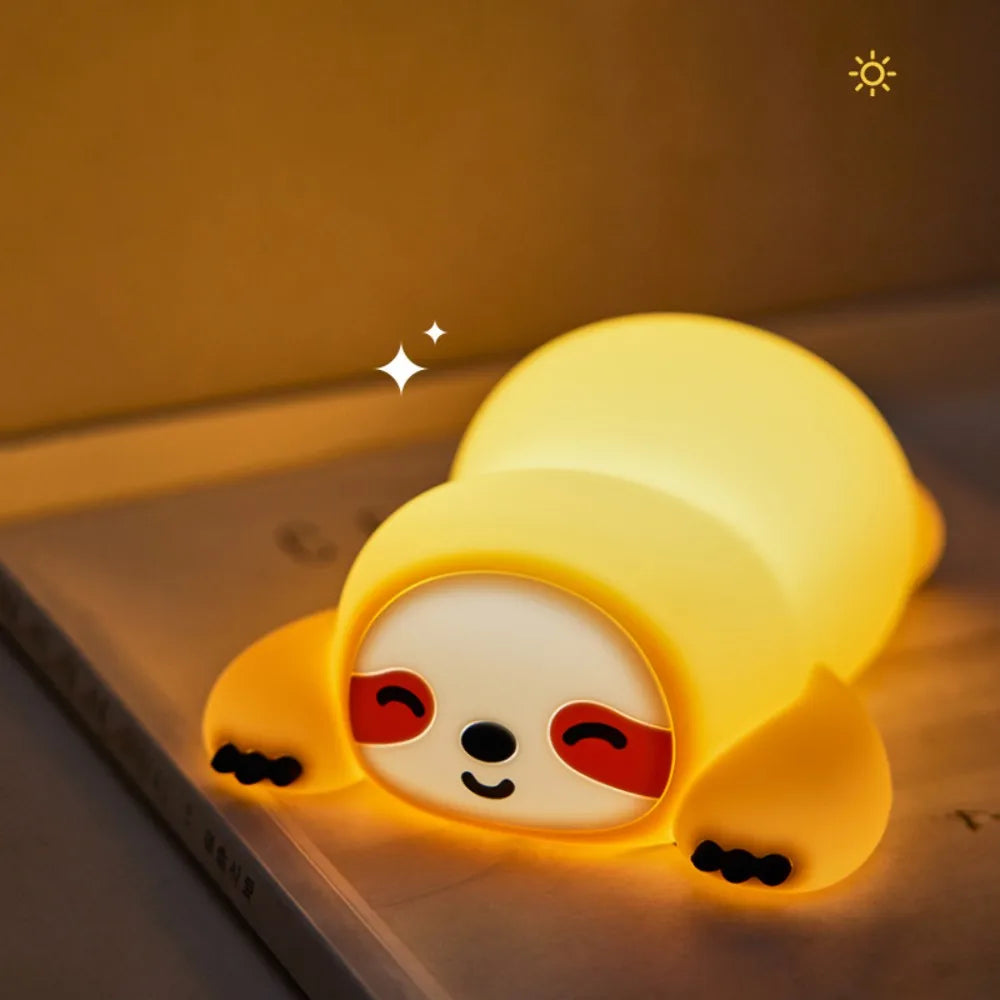 Lampe veilleuse bébé paresseux 