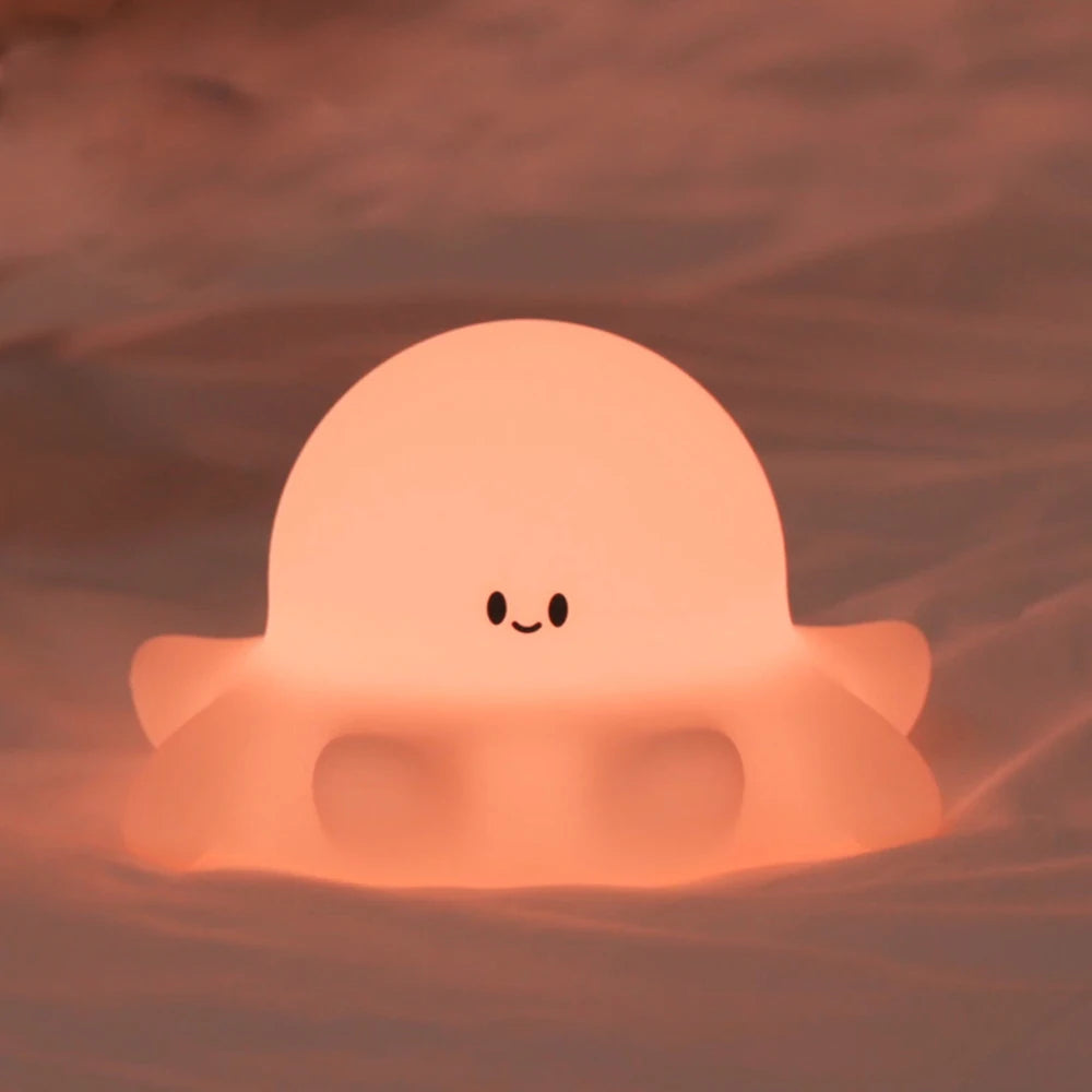 Lampe veilleuse bébé pieuvre 