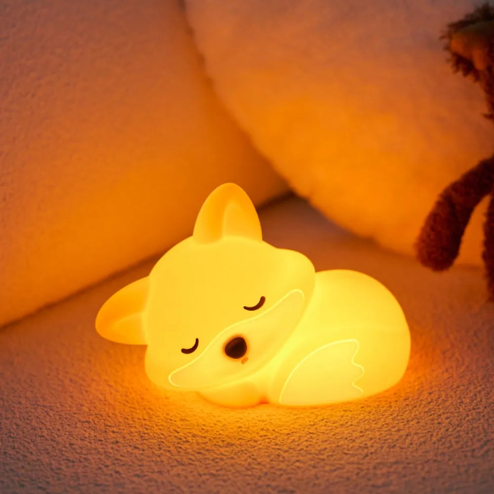 Lampe veilleuse bébé renard