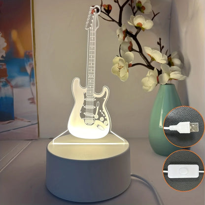 Lampe de chevet guitare