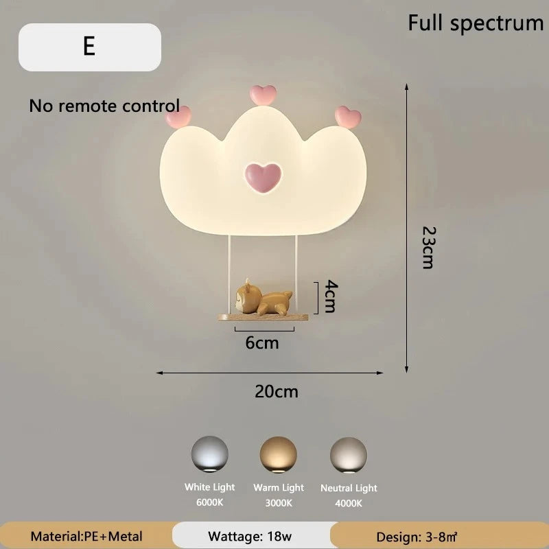Veilleuse murale bébé