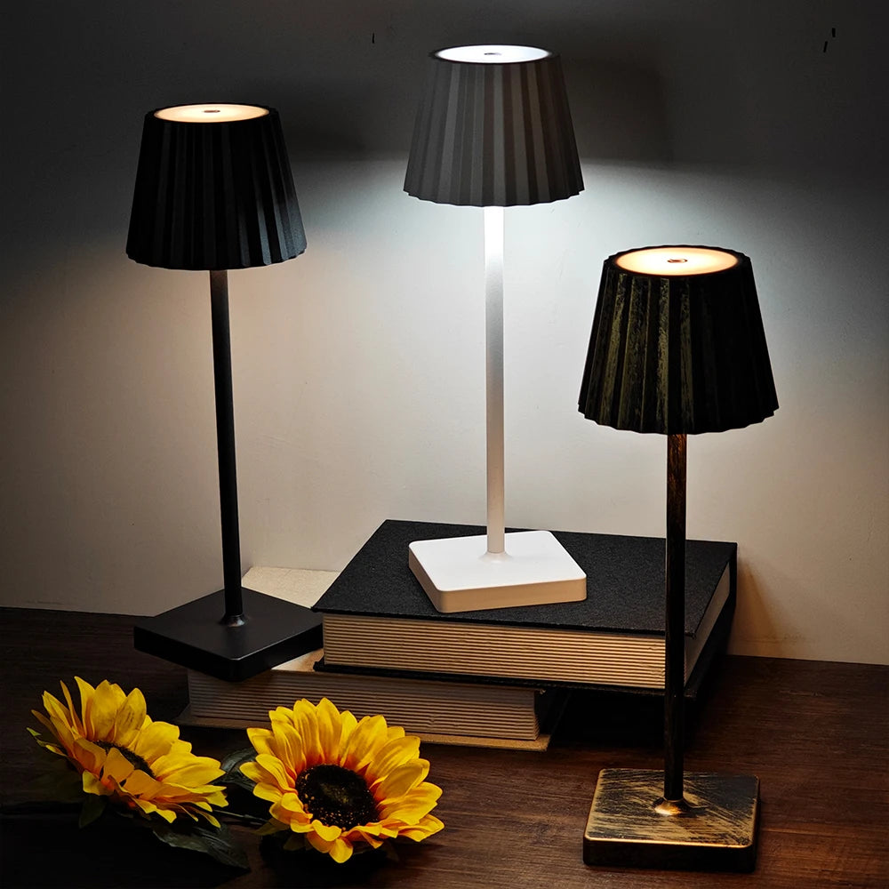 Lampe de chevet noir