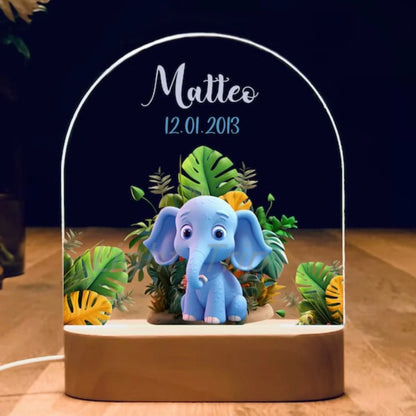 Veilleuse bébé personnalisé