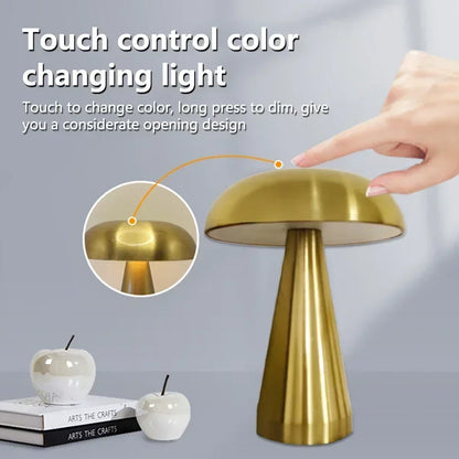Lampe de chevet champignon