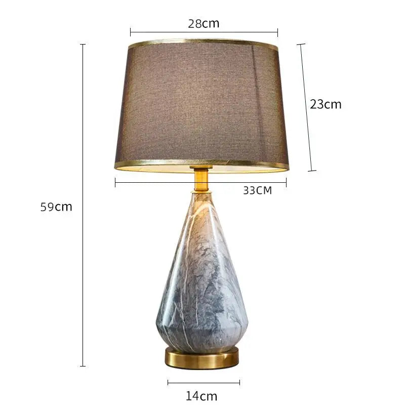 Lampe de chevet marbre