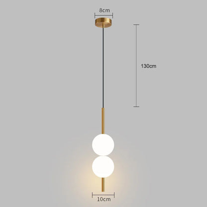 Lampe de chevet suspendu au plafond