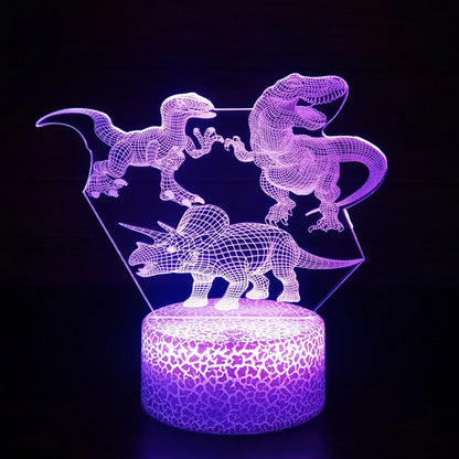 Lampe de chevet dinosaure