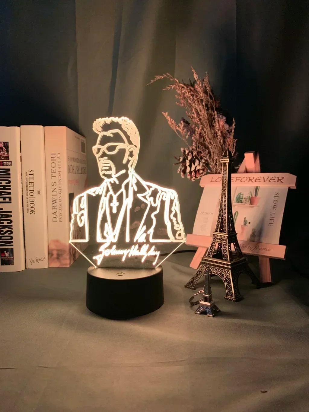 Lampe de chevet Johnny Hallyday