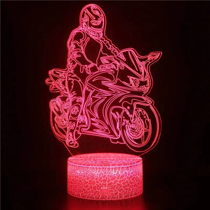 Lampe de chevet moto