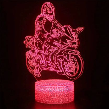 Lampe de chevet moto