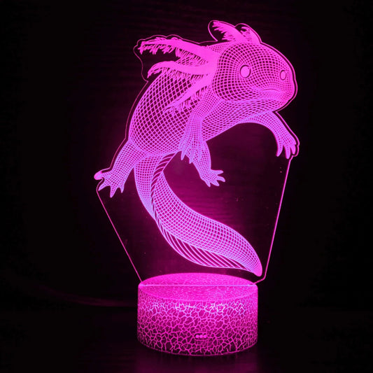Lampe de chevet axolotl