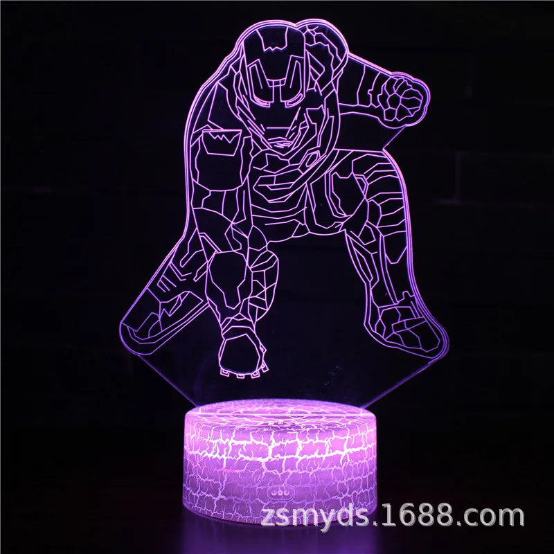 Lampe de chevet iron man