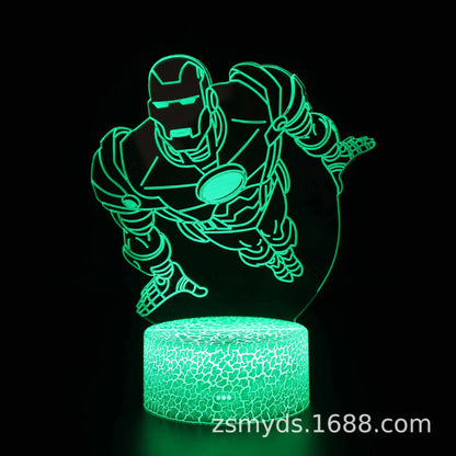 Lampe de chevet iron man