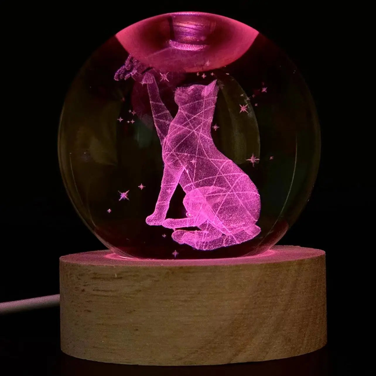 Lampe de chevet Chat