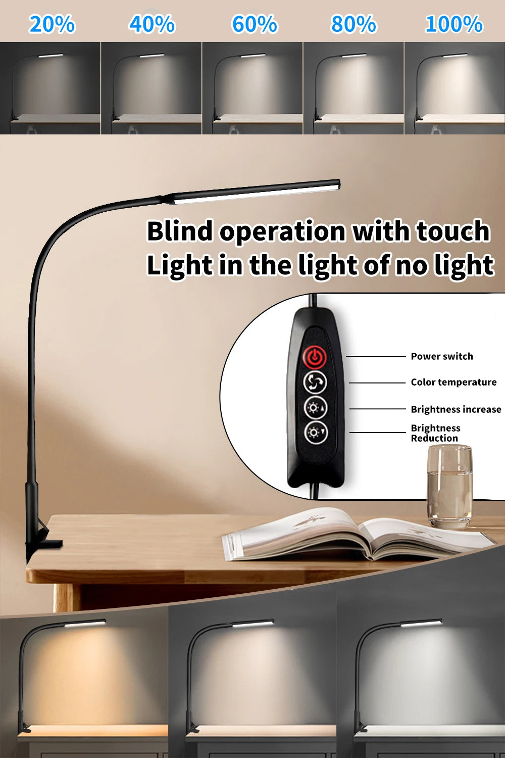 Lampe de chevet architecte