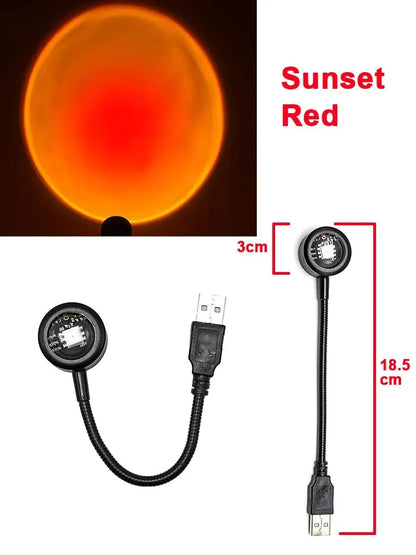 Lampe de chevet coucher de soleil