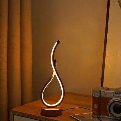 Lampe de chevet artistique