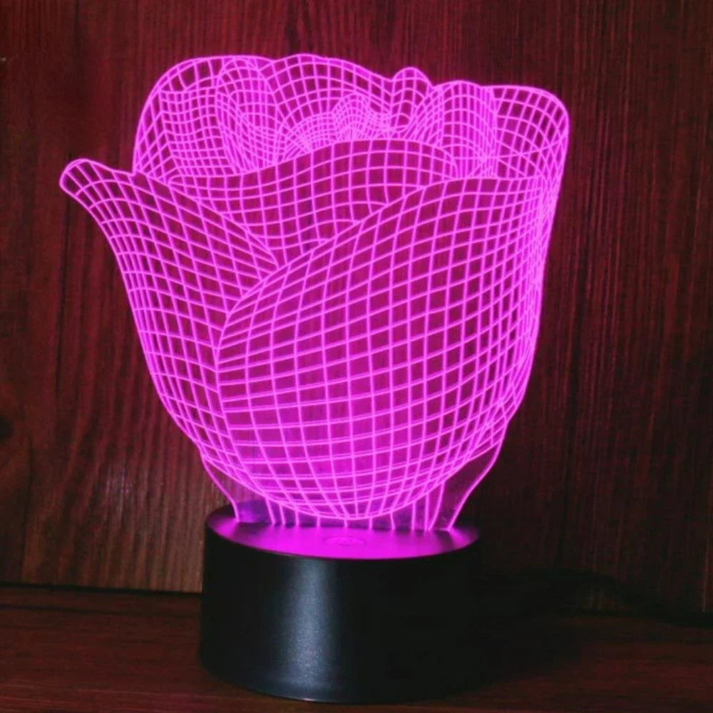 Lampe de chevet Rose