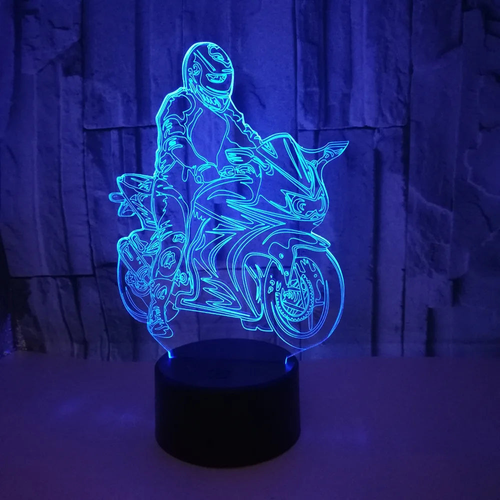 Lampe de chevet moto