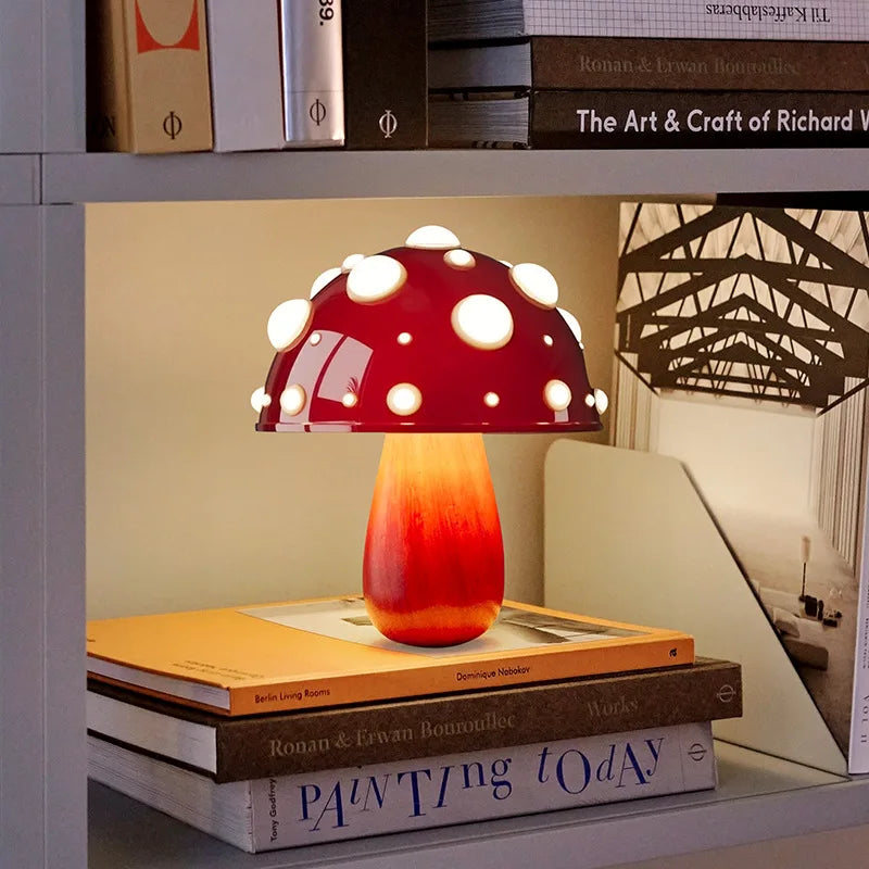 Lampe de chevet champignon