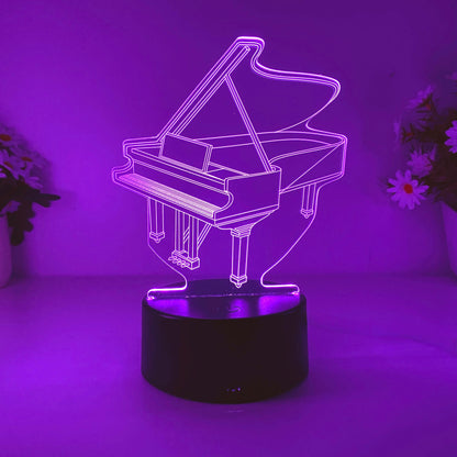 Lampe de chevet piano