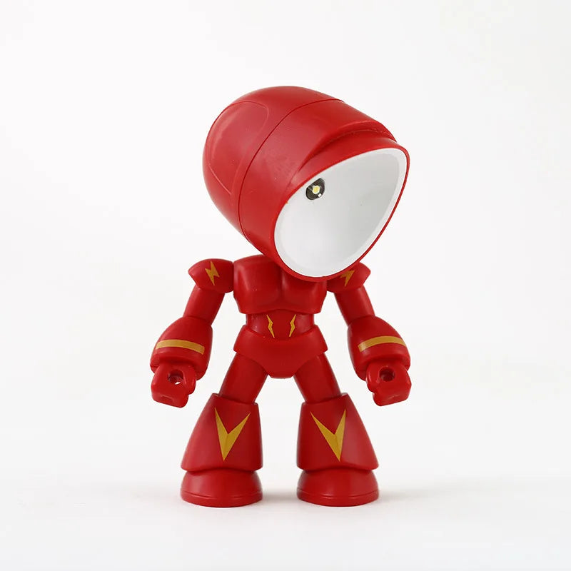 Lampe de chevet mini robot