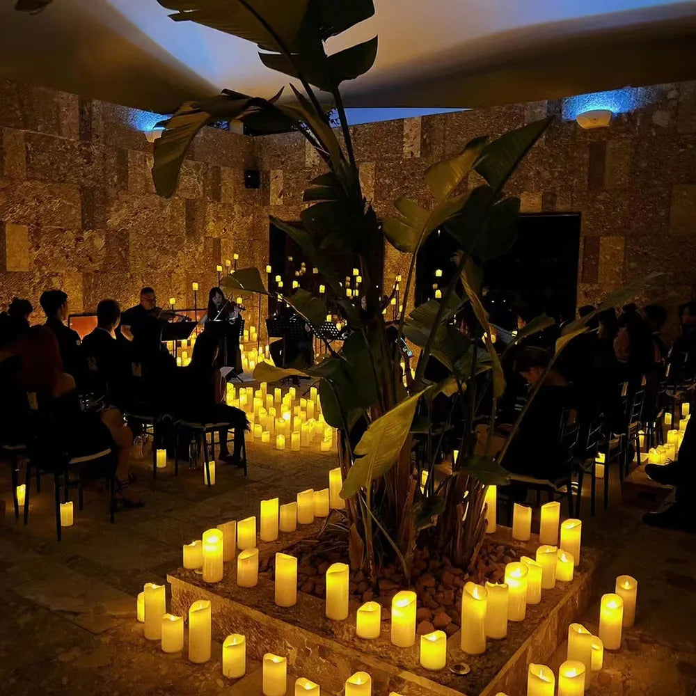 Lampe de chevet bougie