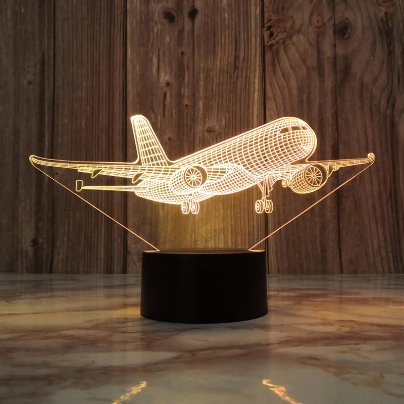 Lampe de chevet avion