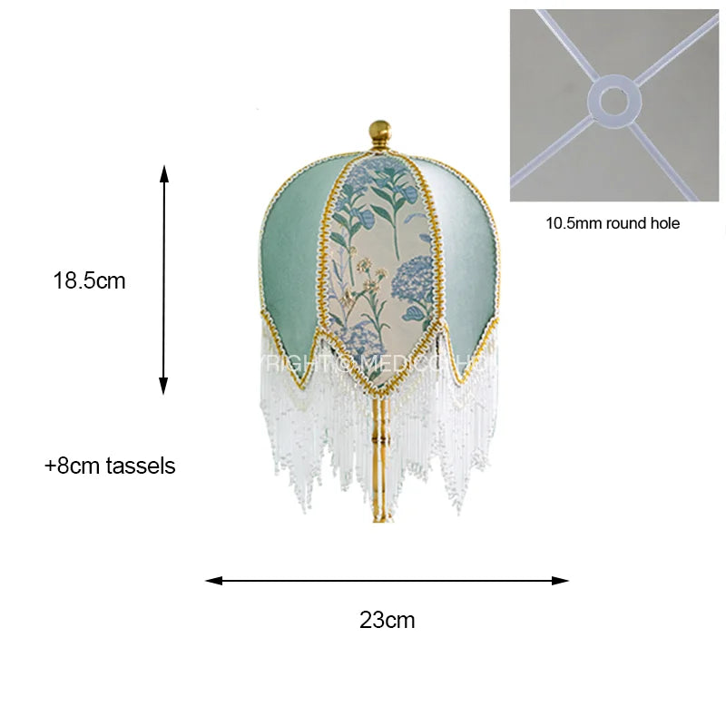 Lampe de chevet a pampille